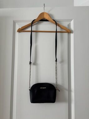 Steve Madden Black Crossbody Chain Pouch